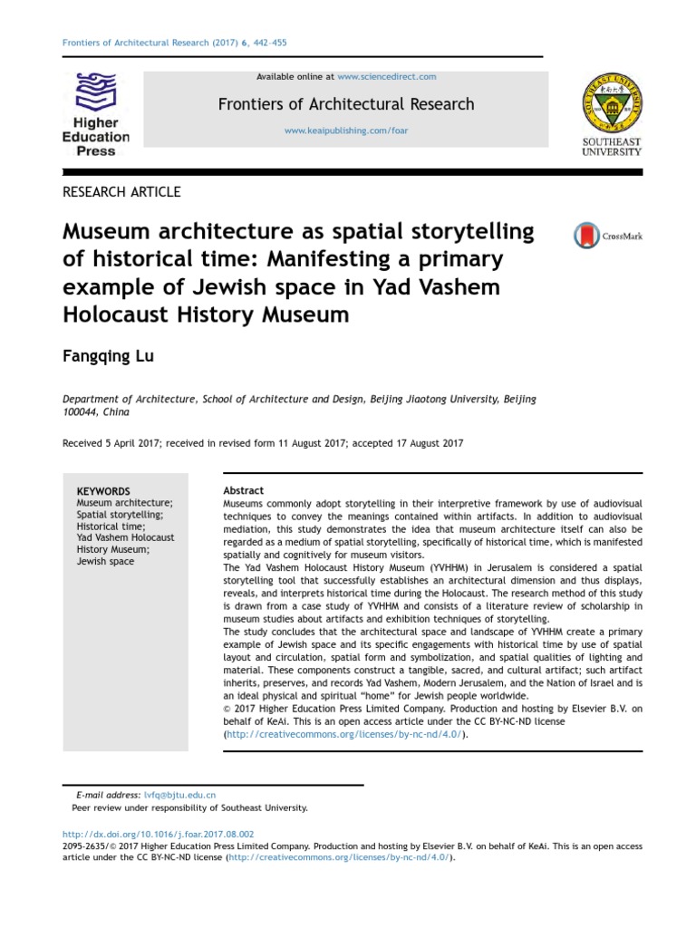 Museum Architecture as Spatial Storytelling | PDF | Museum | Storytelling