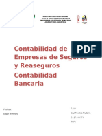 Ensayo Sobre La Contabilidad Bancaria y La Contabilidad en Las Empresas de Seguros