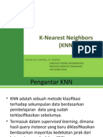 Sejarah Dan Gambaran Umum IFRS: K-Nearest Neighbors (KNN)