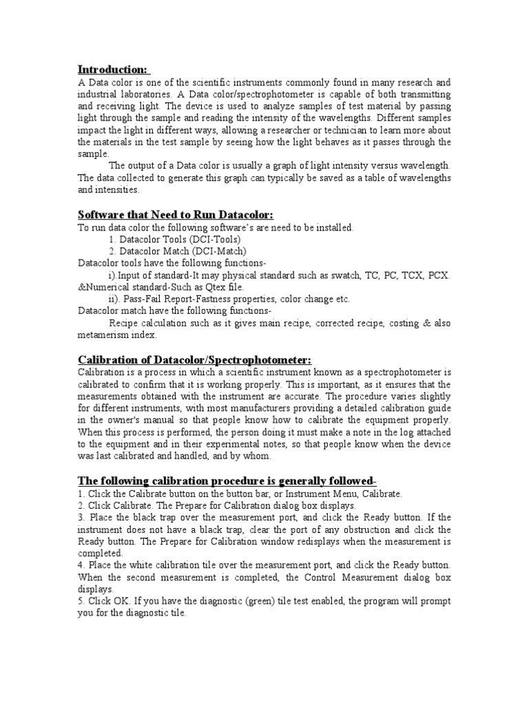 CSE-Lab Report 3 (Working With Data Color) | PDF | Spectrophotometry ...