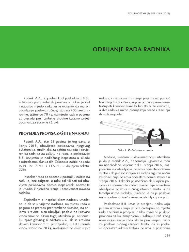 Odbijanje Rada Radnika | PDF