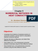 Numerical Methods in Heat Conduction: Heat and Mass Transfer: Fundamentals & Applications