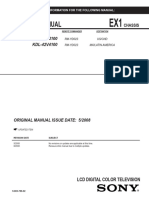 Service Manual: KDL-42V4100 KDL-42V4100
