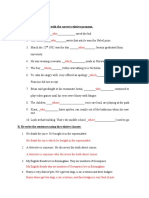 Who Who When: Relative Clauses A. Complete The Sentences With The Correct Relative Pronoun