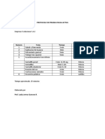 Protocolo de Prueba Pausa Activa