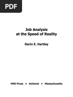 Job Analysis at The Speed of Reality Optional Book PDF