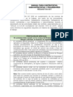 Anexo 29. Programa Gestion de Proveedores y Contratistas