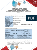 Guía de Actividades y Rúbrica de Evaluación - Fase 1 - Identificación Del Problema de Investigación