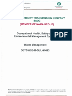 OETC-HSE-O-GUL-M-013 Waste Management