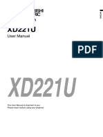 User Manual: Data Projector