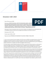 SUSESO - Normativa y Jurisprudencia - Dictamen 1160-2020
