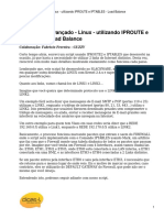 Roteamento Avançado - IPROUTE Iptables e Load Balance PDF