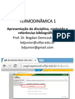 Termodinâmica 1: Conceitos e Aplicações