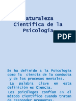 Naturaleza Cientifica de La Psicologia