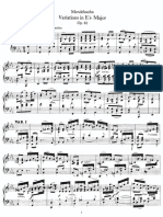 Variations in Eb, Op 82