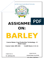 Assignment ON:: Barley