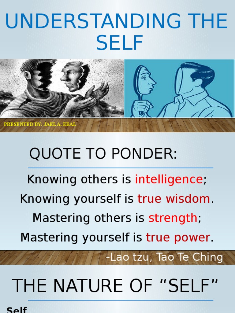 Understanding The Self Introduction | PDF | Self | Identity (Social ...