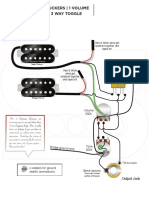 Diagram Seymour Duncan Humbucker - PB6