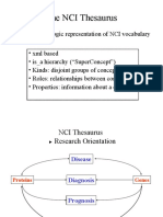 The NCI Thesaurus & TDE