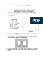 Tut 5 - Magnetic Circuits and Electromagnetic Induction