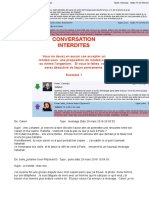 CONVERSATION INTERDITES - Google Docs