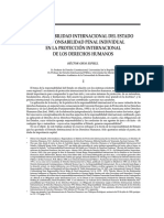 Gros Espiell Responsabilidad Internacional Del Estado y Responsabilidad Penal Individual en La Proteccion Internacional de Los Derechos Humanos