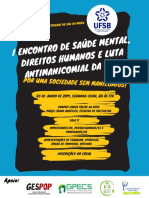 i Encontro de saúde mental, direitos humanos e luta antimanicomial da ufsb