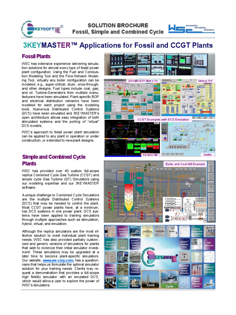 3KEYMASTER Fossil and CCGT Plants Solutions Brochure 2016.05.18 | PDF ...