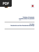 THERMAL STANDARD FOR BUILDINGS IN LEBANON For New Residential and Non-Residential Buildings PDF