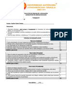 Autoevaluación de desempeño en Pedagogía 03