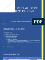 Clase 01 de Abril de 2020 Virtual