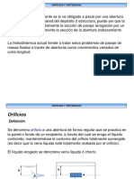 Clase de Orificios y Vertederos - Clase 4 PDF
