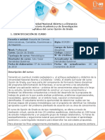 Syllabus Del Curso Opción de Grado Unad