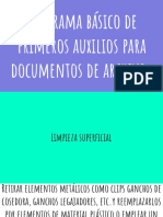 Programa Básico de Primeros Auxilios para Documentos de Archivo