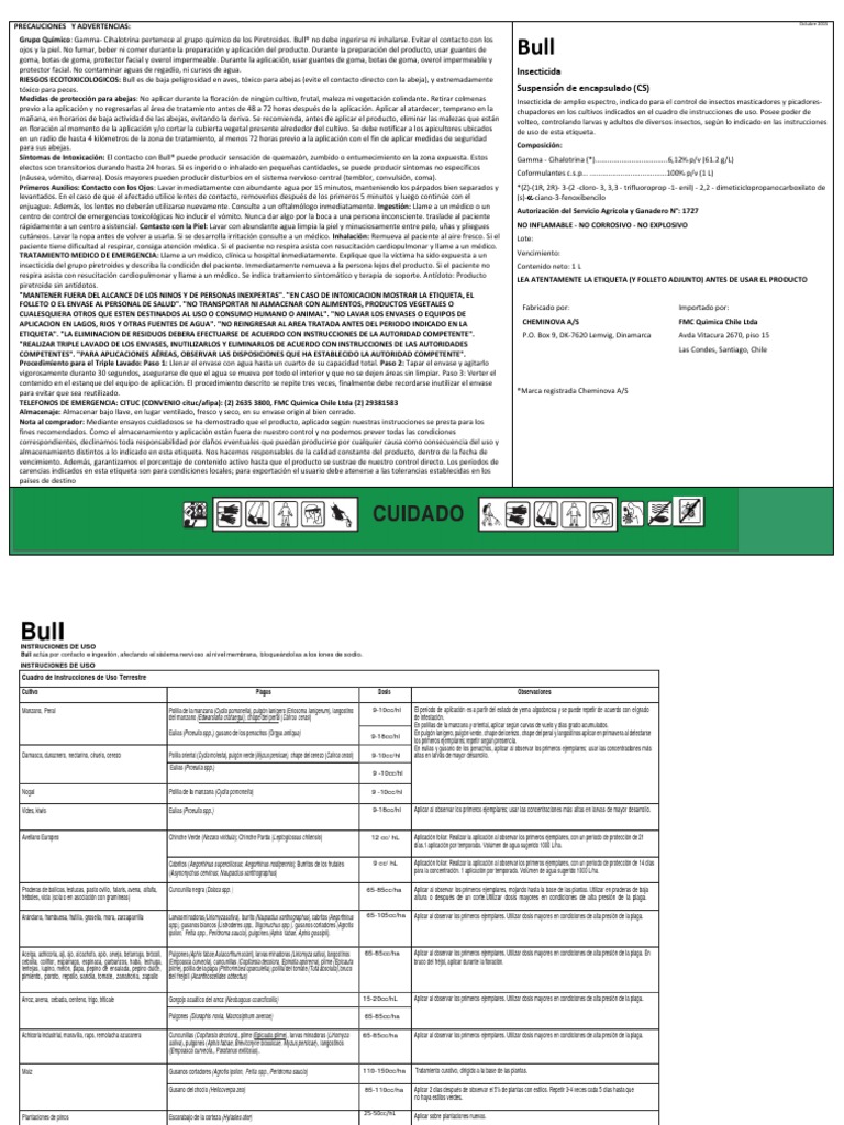 BULL | PDF | Insecticida | ensalada