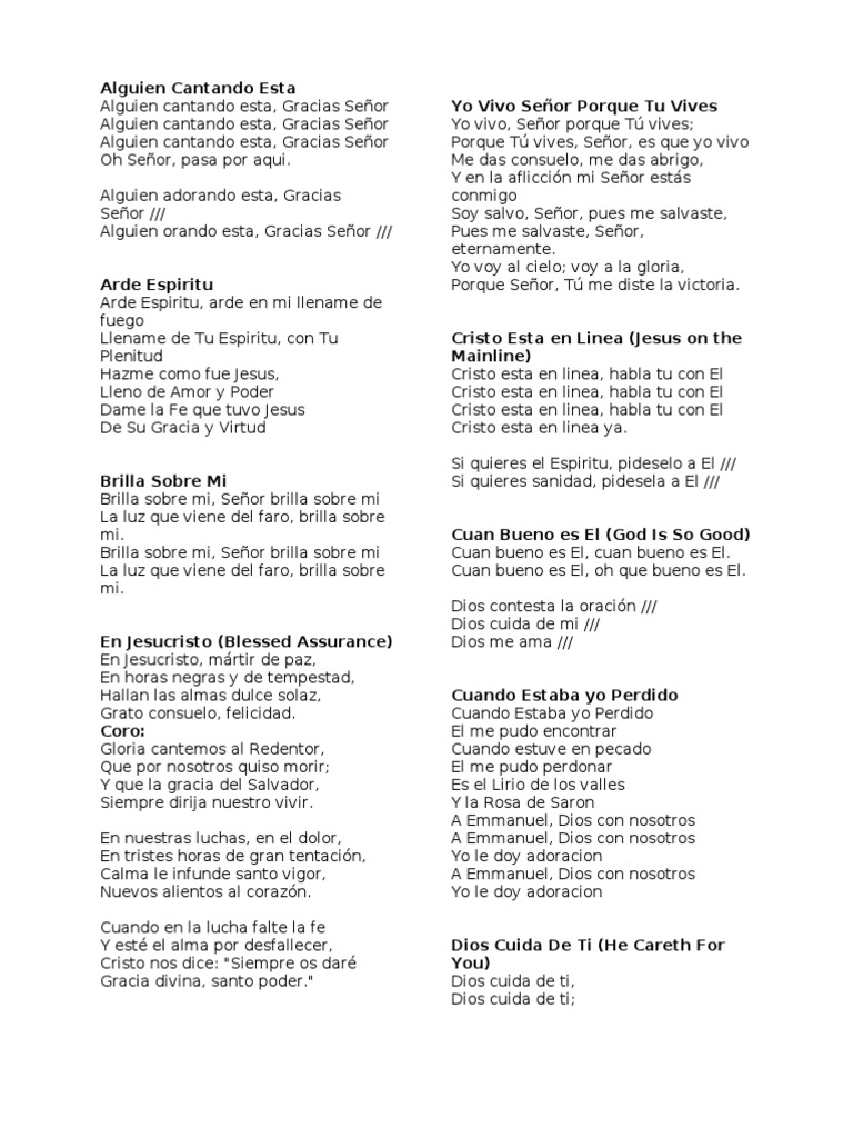 Spanish Songs5b Cristo (Título) Oración