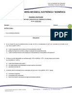 Examen Unificado Circuitos de Corriente Alterna Consolidado - FIMEB PDF