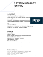 Stability and Control - P. Kundur (Part01) PDF