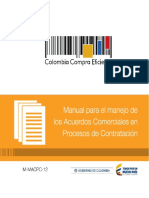 manual para el acuerdo de manejos comerciales en procesos de contratacion