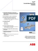 Data Sheet: Field Coriolis Mass Flowmeter FCM2000