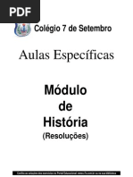 História - Pré-Vestibular7 - Aulas Específicas