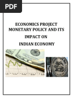 Monetary Policy of India and Its Effects