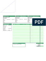 Invoice details for customer billing