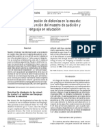 Detección de Disfonías en La Escuela La Función Del Maestro de Audición y Lenguaje en Educación.