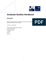 OII DPhil Graduate Studies Handbook 2018 19final