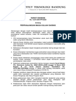 08 SURAT EDARAN WRAM - PERPANJANGAN MASA KULIAH DARING Rev 2 PDF