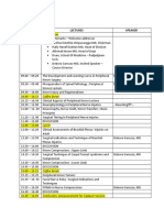 Peripheral Nerve Schedule PDF