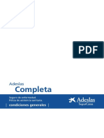 Condiciones Generales Adeslas Completa