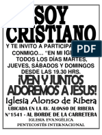 Cartel Invitacion A La Iglesia PDF