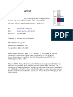 Transformation of Martensite